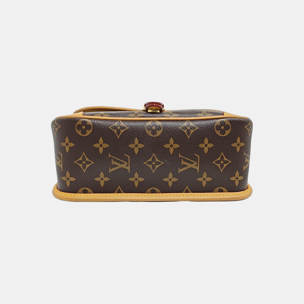 DIANE Monogram Coated Canvas Brown