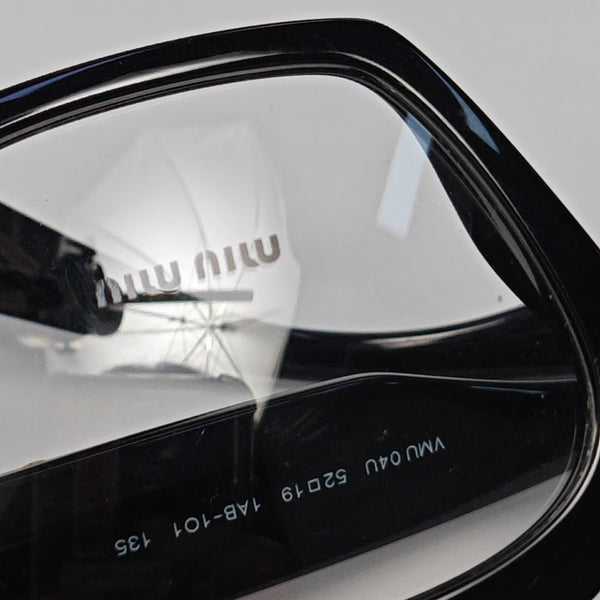 Synthetic Eyeglasses Black