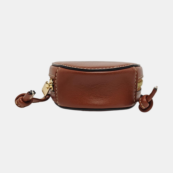 Calfskin Shoulder Bag Brown