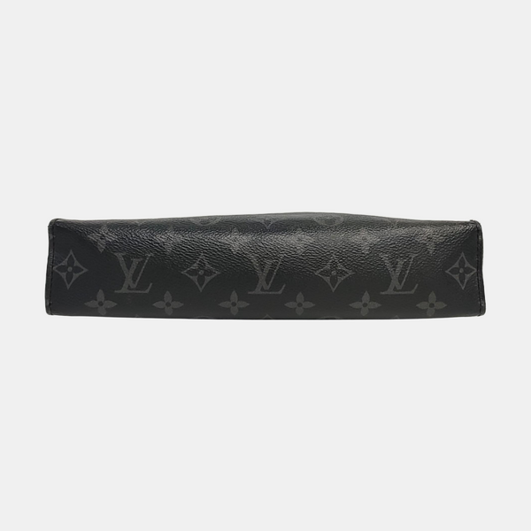 Pochette Voyag MM Monogram Coated Canvas Black