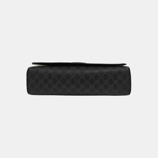 Nightcourrier Monogram Coated Canvas Black