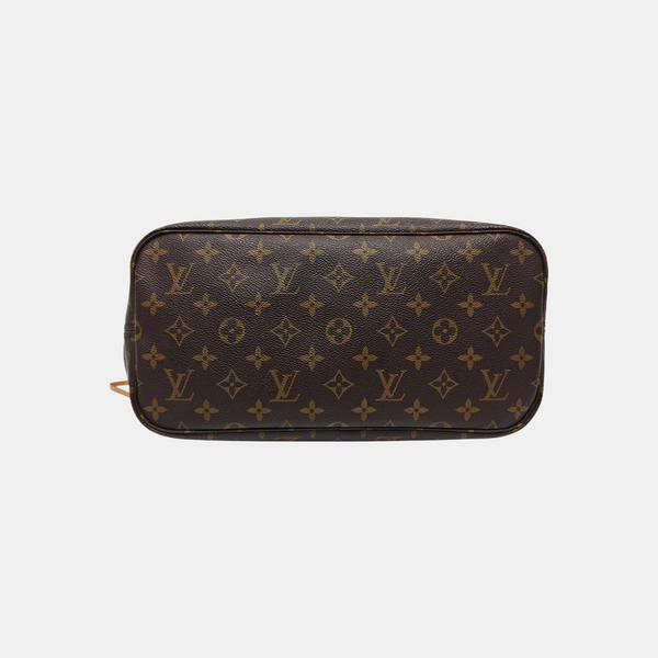 NEVERFULL MM Monogram Coated Canvas Brown