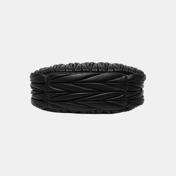 Wander Matelassé Small Quilted Lambskin Black