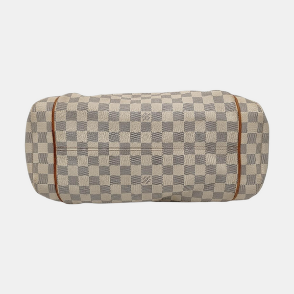 TOTALLY GM Damier Azur Coated Canvas White