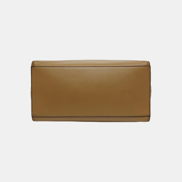 Calfskin Shoulder Bag Brown