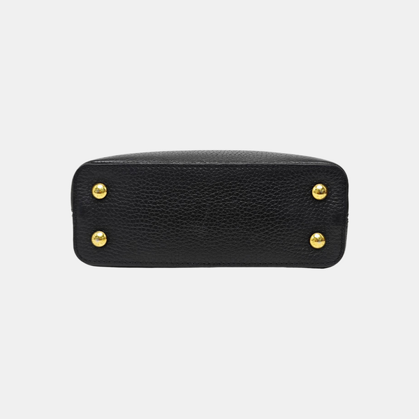 CAPUCINES Mini Calfskin Black
