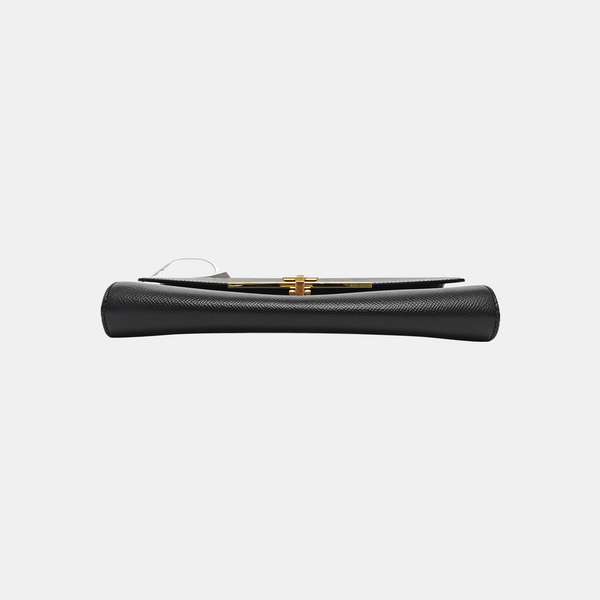 Gancini Mini Calfskin Black