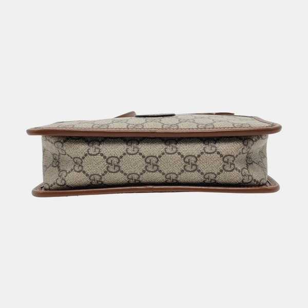 Bree Monogram Coated Canvas Beige