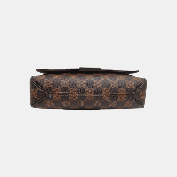DISTRICT PM Damier Ebene Coated Canvas Brown