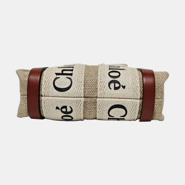 Authenticated pre-owned Woody Nano Canvas Beige - Tote Bag at Looply