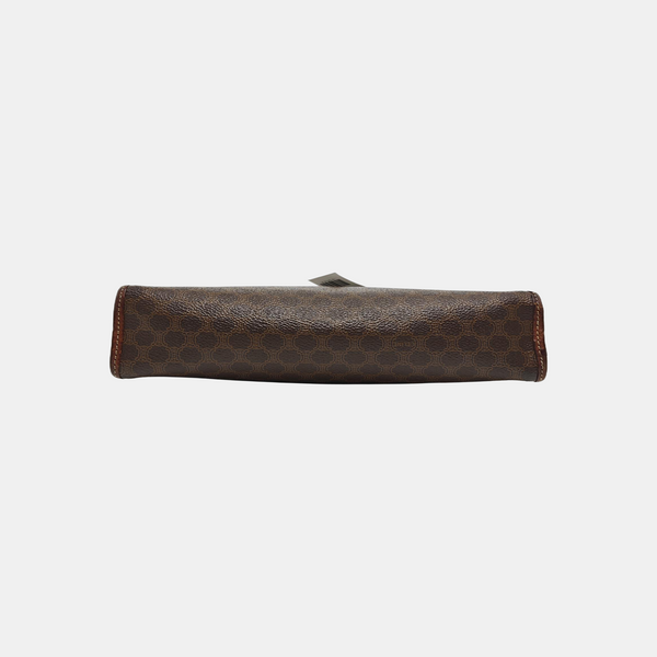 MACADAM CLUTCHES Coated Canvas Brown