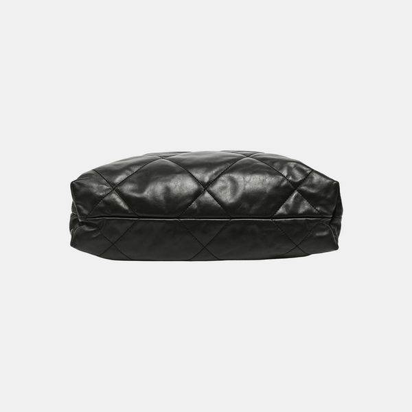 CHANEL 22 Small Quilted Calfskin Black