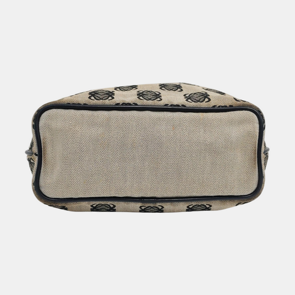 Monogram Canvas Tote Bag Gray