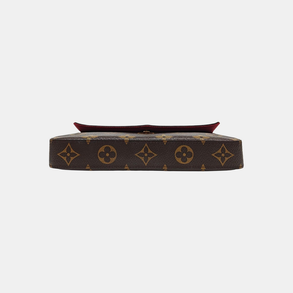 FÉLICIE Monogram Coated Canvas Brown