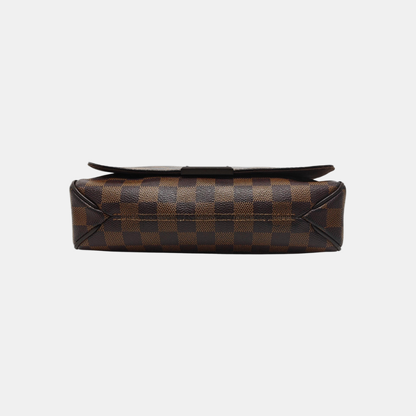 BROOKLYN Damier Ebene Coated Canvas Brown