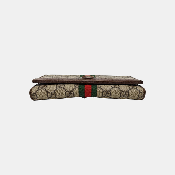 Ophidia Mini Monogram Coated Canvas Beige