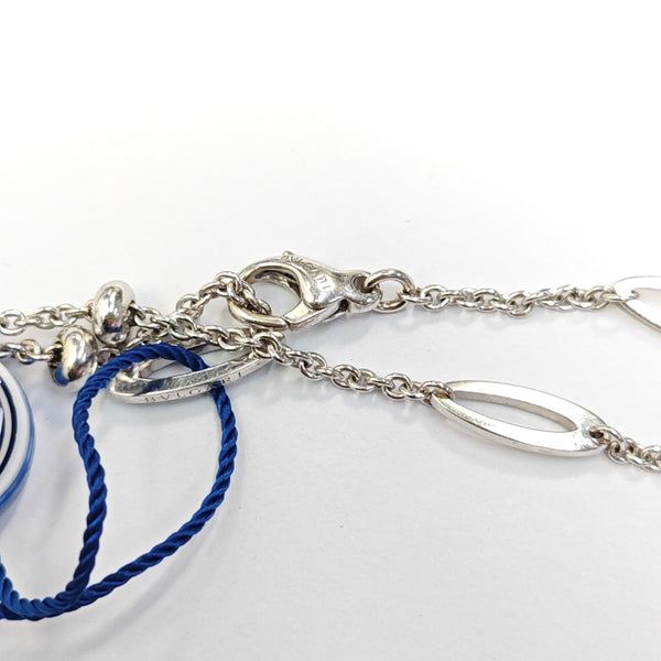 ALLEGRA 18k White Gold Silver Necklace