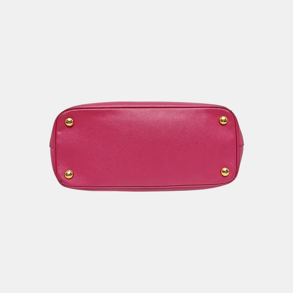 Galleria Medium Saffiano Calfskin Red
