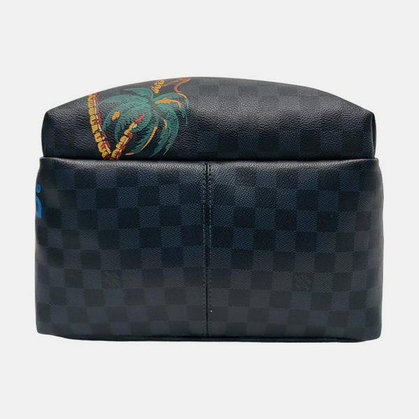 APOLLO Damier Coated Canvas Blue