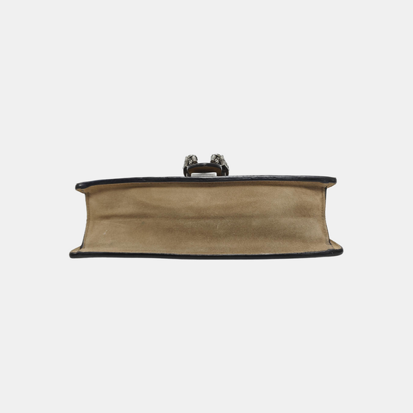 Dionysus Small Monogram Coated Canvas Beige