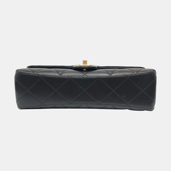Quilted Lambskin Black