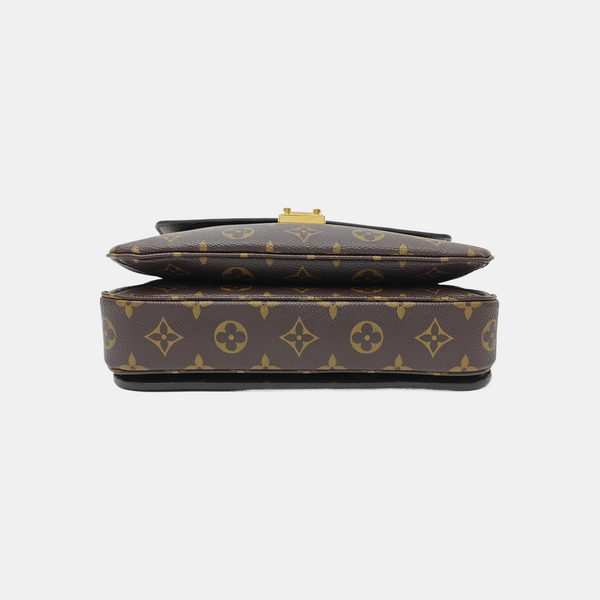 MÉTIS MM Monogram Coated Canvas Brown