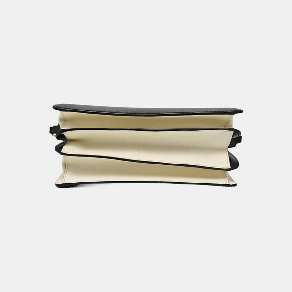 Calfskin Shoulder Bag Black
