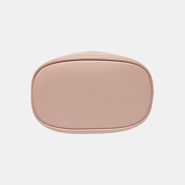 Monogram Calfskin Shoulder Bag Pink