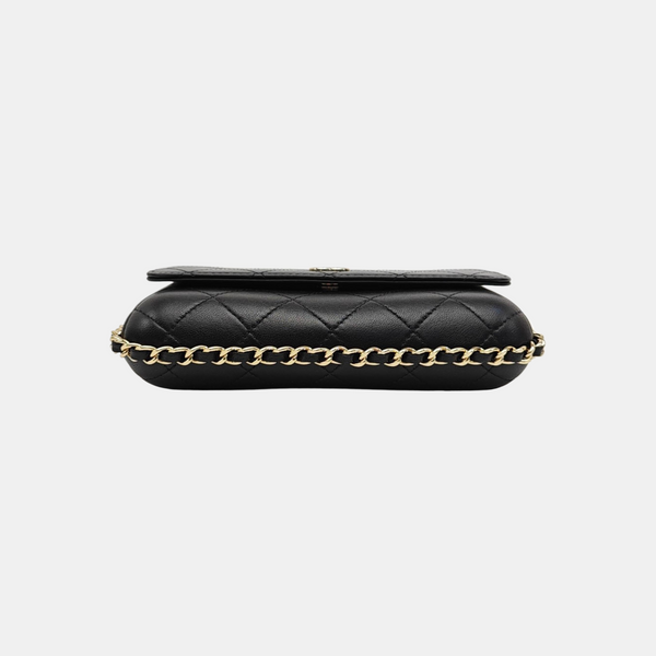 WOC Quilted Lambskin Black