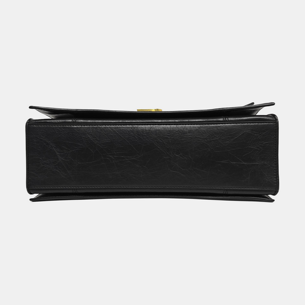 Crush Medium Calfskin Black