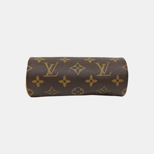 PAPILLON Mini Monogram Coated Canvas Brown