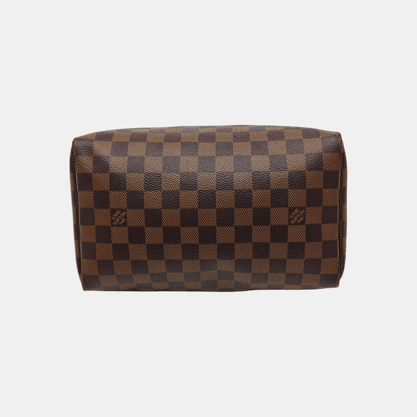 SPEEDY 25 Damier Ebene Coated Canvas Brown