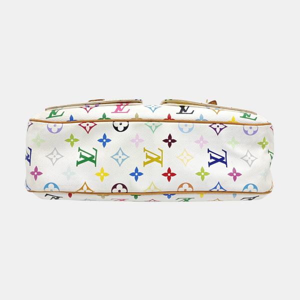 LODGE GM Monogram Coated Canvas White