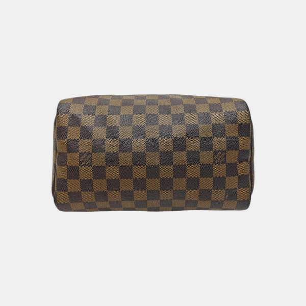 SPEEDY 25 Damier Ebene Coated Canvas Brown