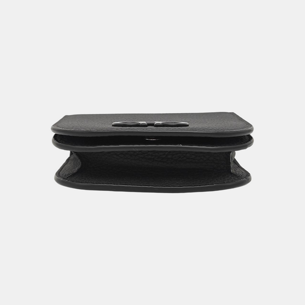 Calfskin Shoulder Bag Mini Black