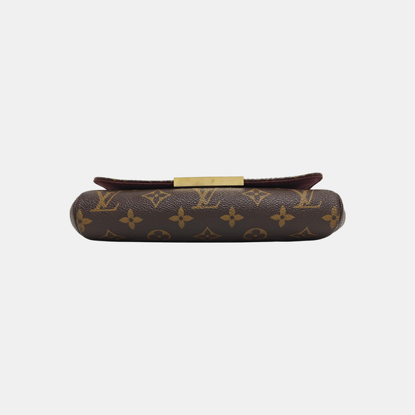 FAVORITE PM Monogram Coated Canvas Brown