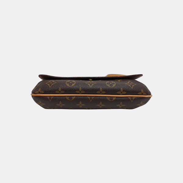 MUSETTE TANGO Monogram Coated Canvas Brown