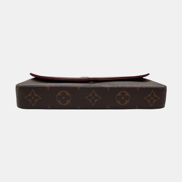Authenticated pre-owned FÉLICIE Monogram Coated Canvas Brown - Shoulder Bag at Looply