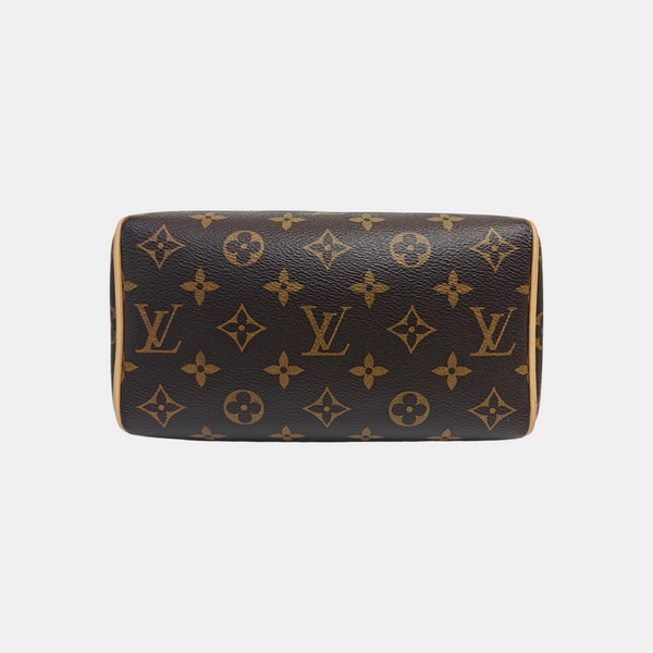 SPEEDY 20 Monogram Coated Canvas Brown