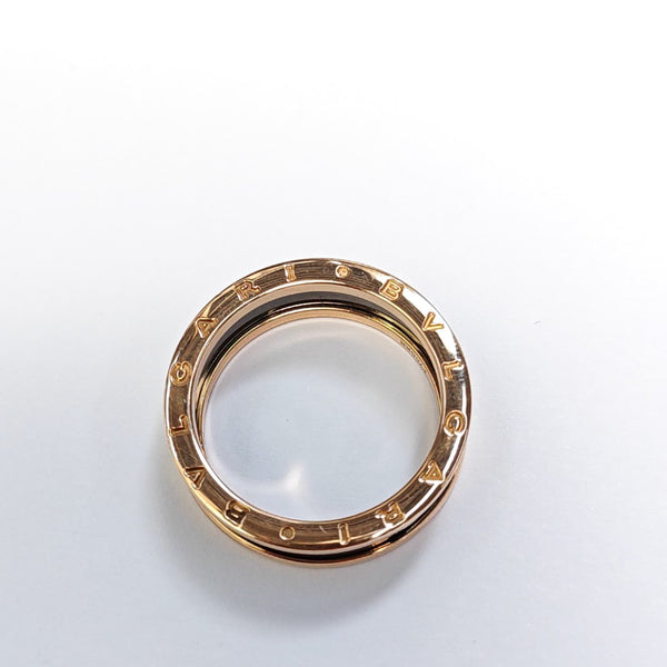 B.ZERO1 18k Rose Gold Ring EU 69