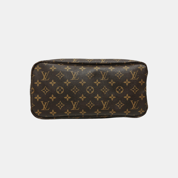 NEVERFULL MM Monogram Coated Canvas Brown