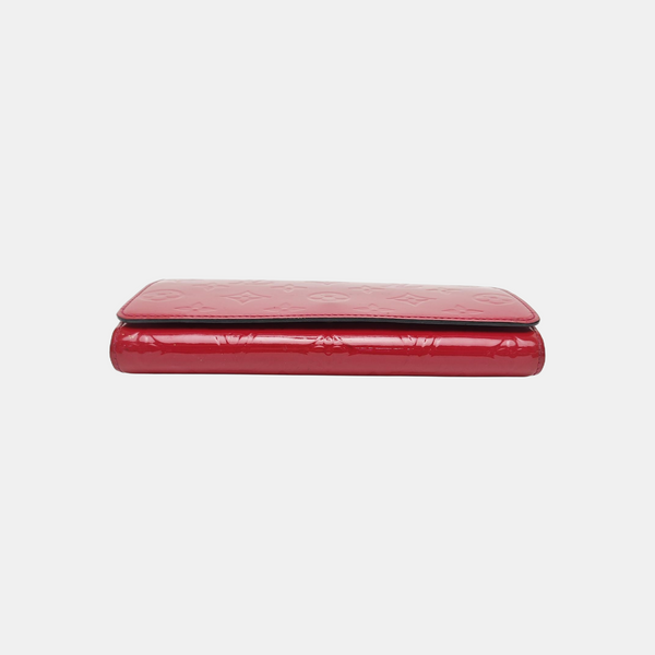 SARAH Monogram Patent Leather Red
