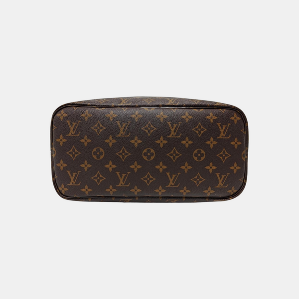 NEVERFULL MM Monogram Coated Canvas Brown