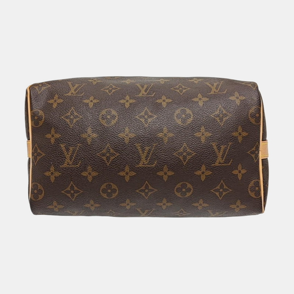 SPEEDY 25 Monogram Coated Canvas Brown