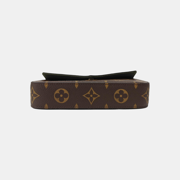 FÉLICIE Monogram Coated Canvas Brown
