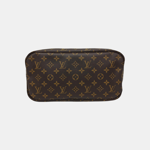 NEVERFULL MM Monogram Coated Canvas Brown