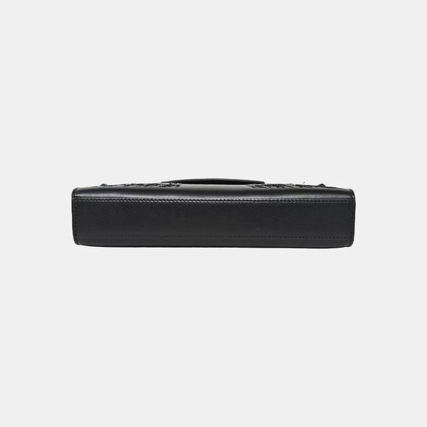 Calfskin Shoulder Bag Black