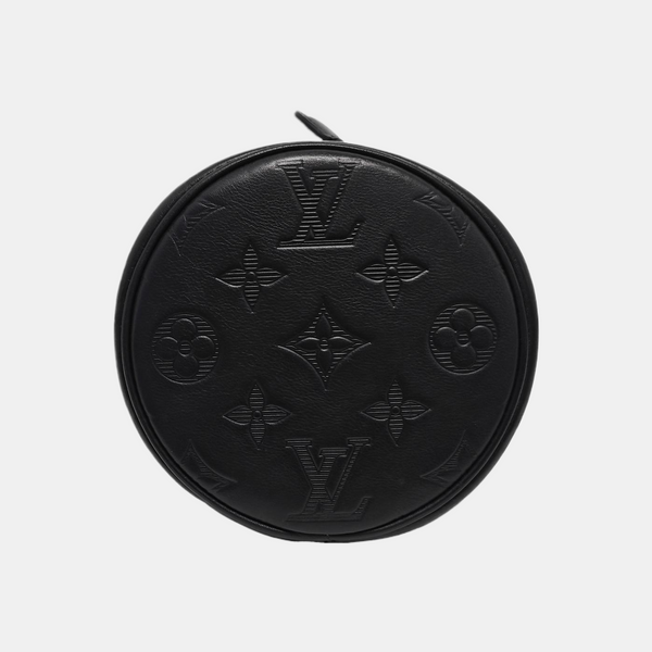 CHALK Monogram Calfskin Black