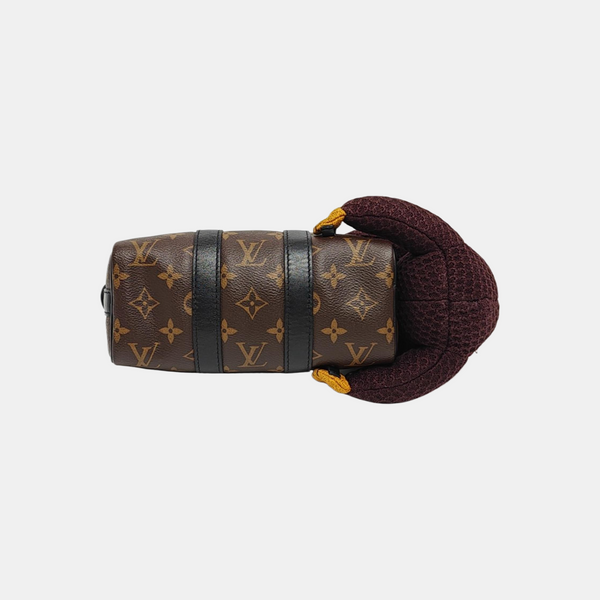 KEEPALL Nano Monogram Coated Canvas Brown