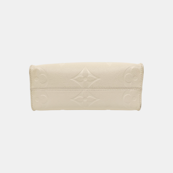 ONTHEGO PM Monogram Calfskin Beige